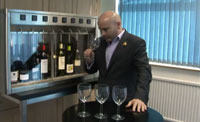 Ronan tasting session with a By The Glass Dispenser